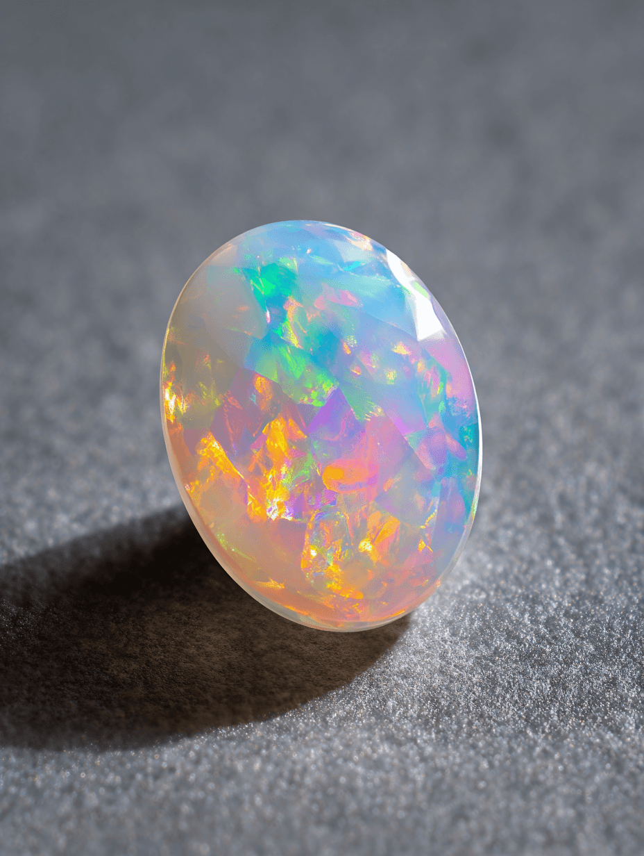 宝石オパールの形はなぜ丸い?カボションカットが引き出す虹色の秘密