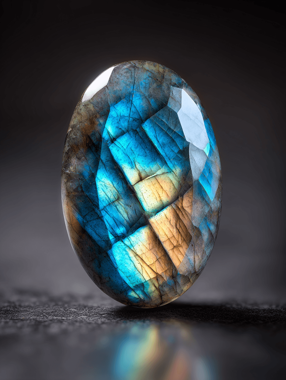 掌に浮かぶ、小さな銀河。ラブラドライトが隠し持つ「青い魔法」