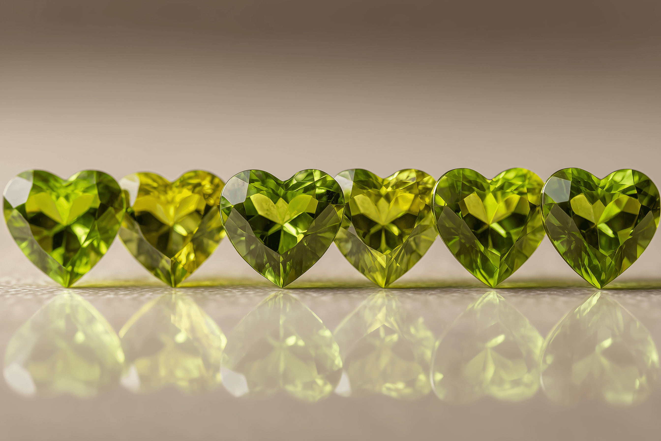 変わらない愛を、その緑に誓う。「夫婦円満の石」ペリドットが照らす二人の時間